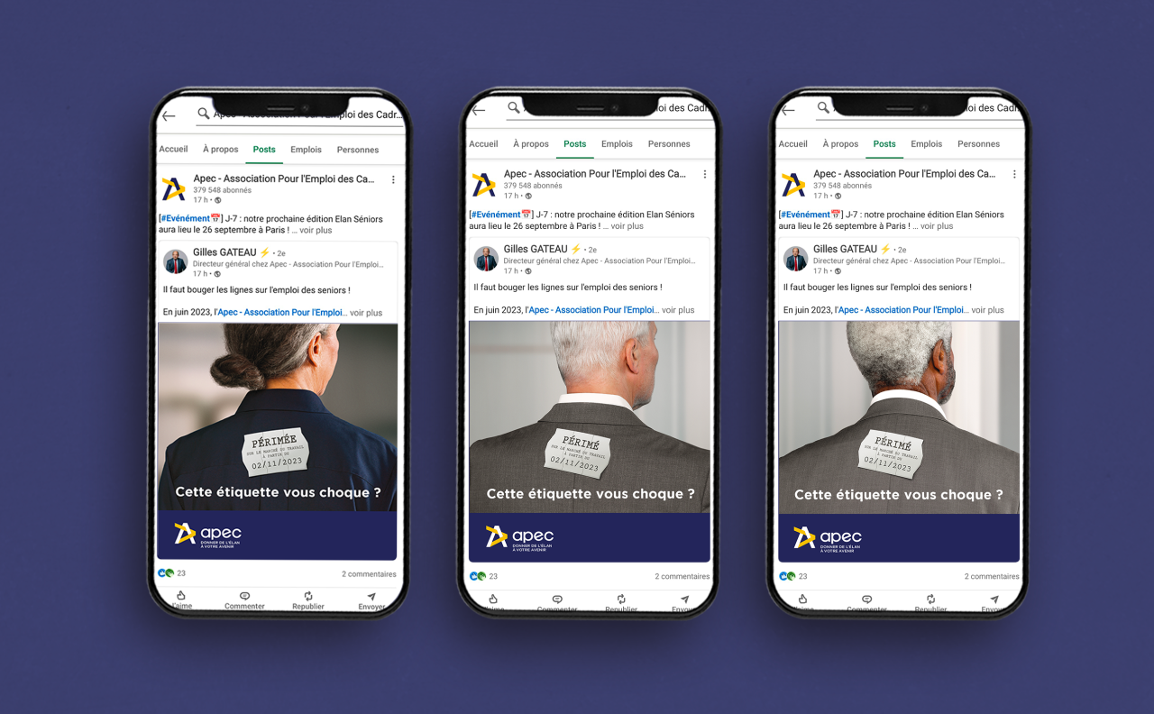 Affichages mobiles APEC